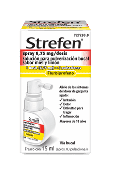 Strefen Spray 8,75 mg solución bucal sabor Miel y Limón