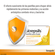 Strepsils pastillas para chupar sabor Miel y Limón