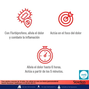 Strefen Spray 8,75 mg solución bucal sabor Miel y Limón