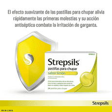 Strepsils sabor Limón sin azúcar (sacarosa)