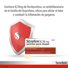 Strefen 8,75 mg pastillas para chupar con Flurbiprofeno