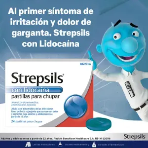 Strepsils con Lidocaína