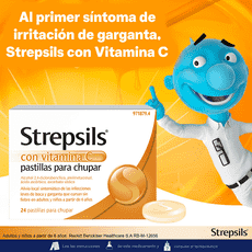 Strepsils con Vitamina C pastillas para chupar