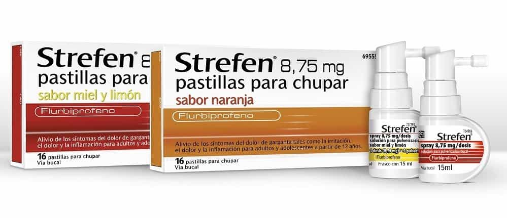 Strefen para el dolor y la inflamacion de garganta 