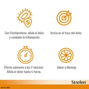 Strefen 8,75 mg Naranja sin azúcar (sacarosa)