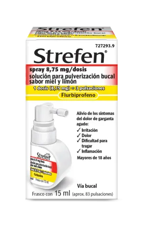 Strefen Spray 8,75 mg solución bucal sabor Miel y Limón