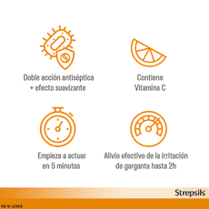 Strepsils con Vitamina C pastillas para chupar