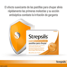 Strepsils con Vitamina C pastillas para chupar