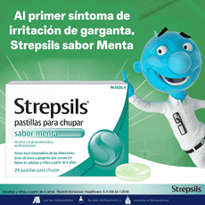 Strepsils pastillas para chupar sabor Menta
