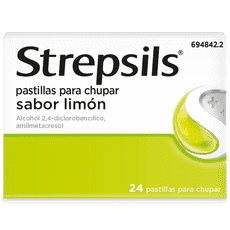 Strepsils sabor Limón sin azúcar (sacarosa)