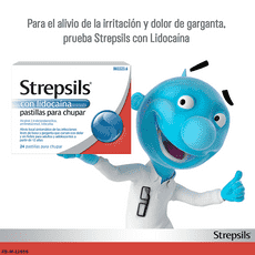 Strepsils con Lidocaína pastillas para chupar