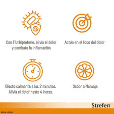 Strefen 8,75 mg Naranja sin azúcar (sacarosa)