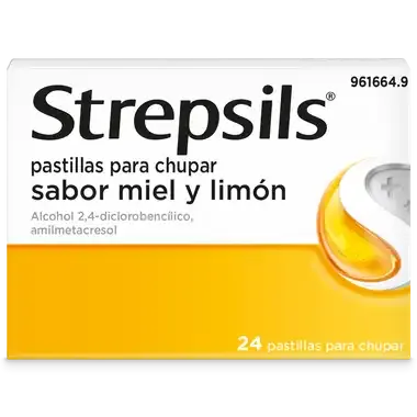Strepsils sabor Miel y Limón