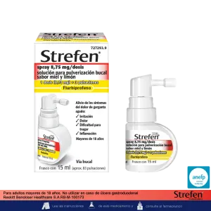 Strefen Spray 8,75 mg solución bucal sabor Miel y Limón