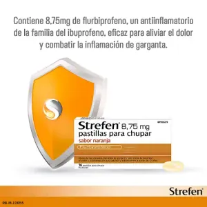 Strefen 8,75 mg Naranja sin azúcar (sacarosa)