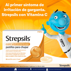 Strepsils con Vitamina C pastillas para chupar