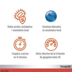 Strepsils con Lidocaína