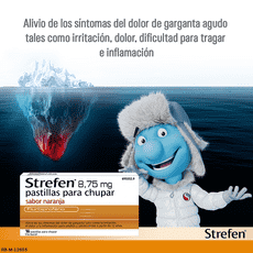 Strefen 8,75 mg Naranja sin azúcar (sacarosa)